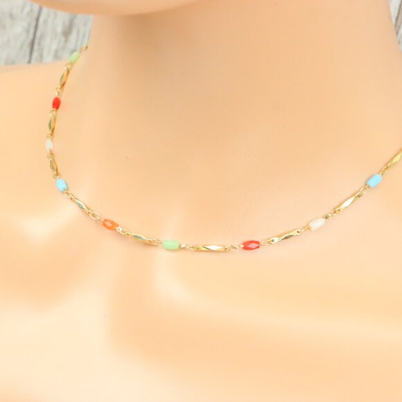 Minimalist Necklace Chain, Elegant Jewelry for Women & Girls | MLCRC1882 - Picture 10 of 10